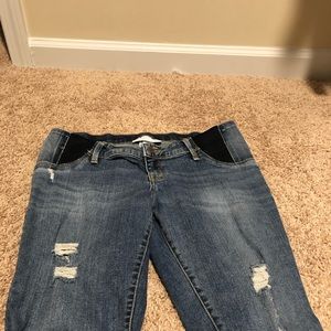 Destresssd maternity jeans